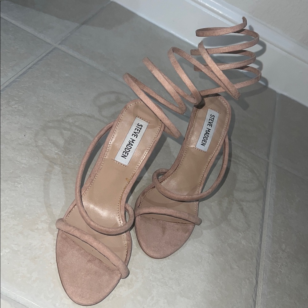 🌸Steve Madden Tiffany natural spiral Heels size 7 NEW 🌸 - Picture 9 of 13